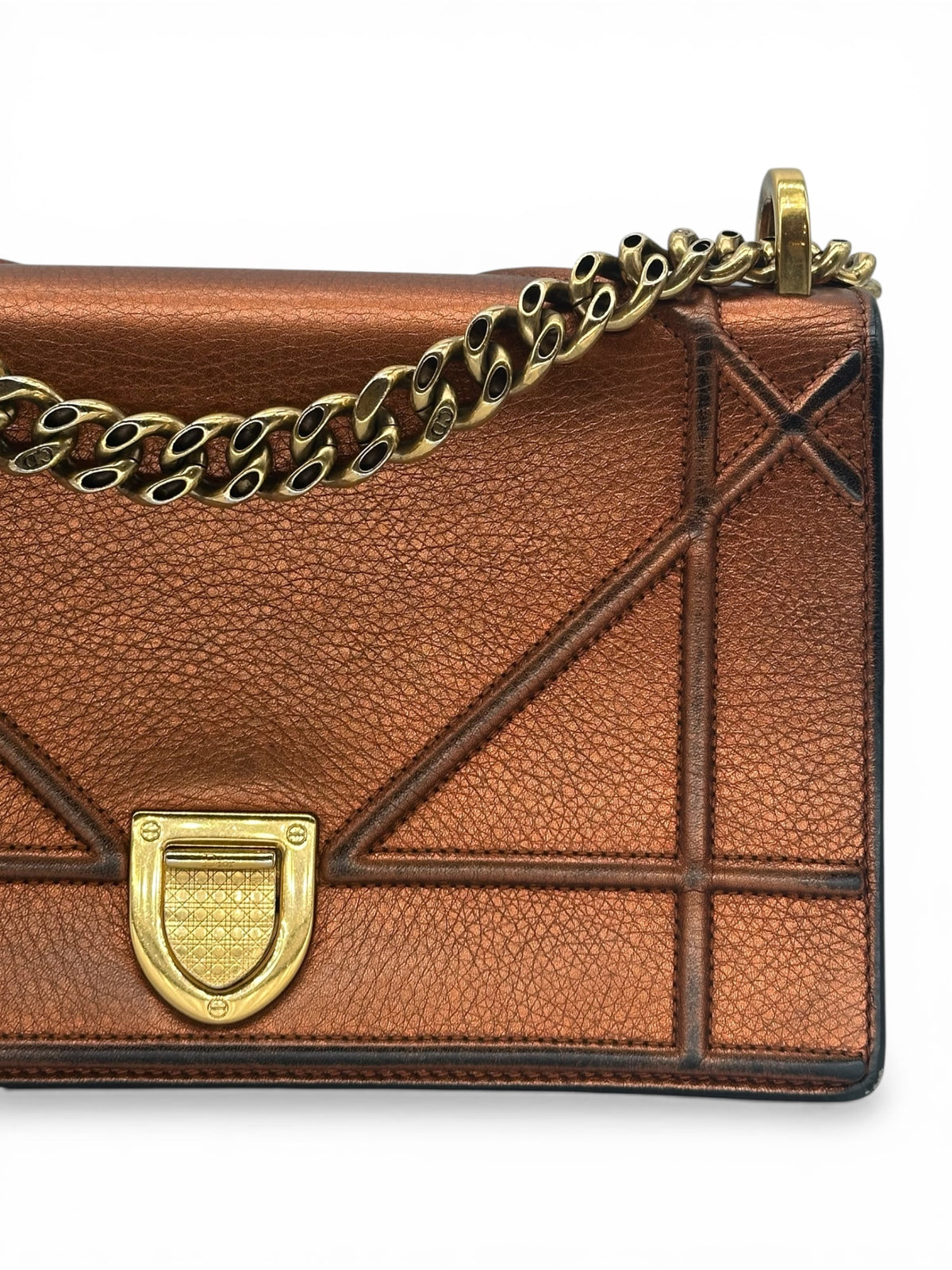 Christian Dior - Sac bandoulière Diorama Cuivre