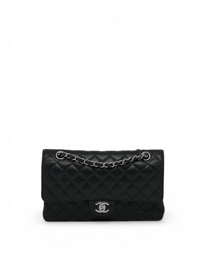 Chanel - Sac Timeless 25 cuir grainé noir