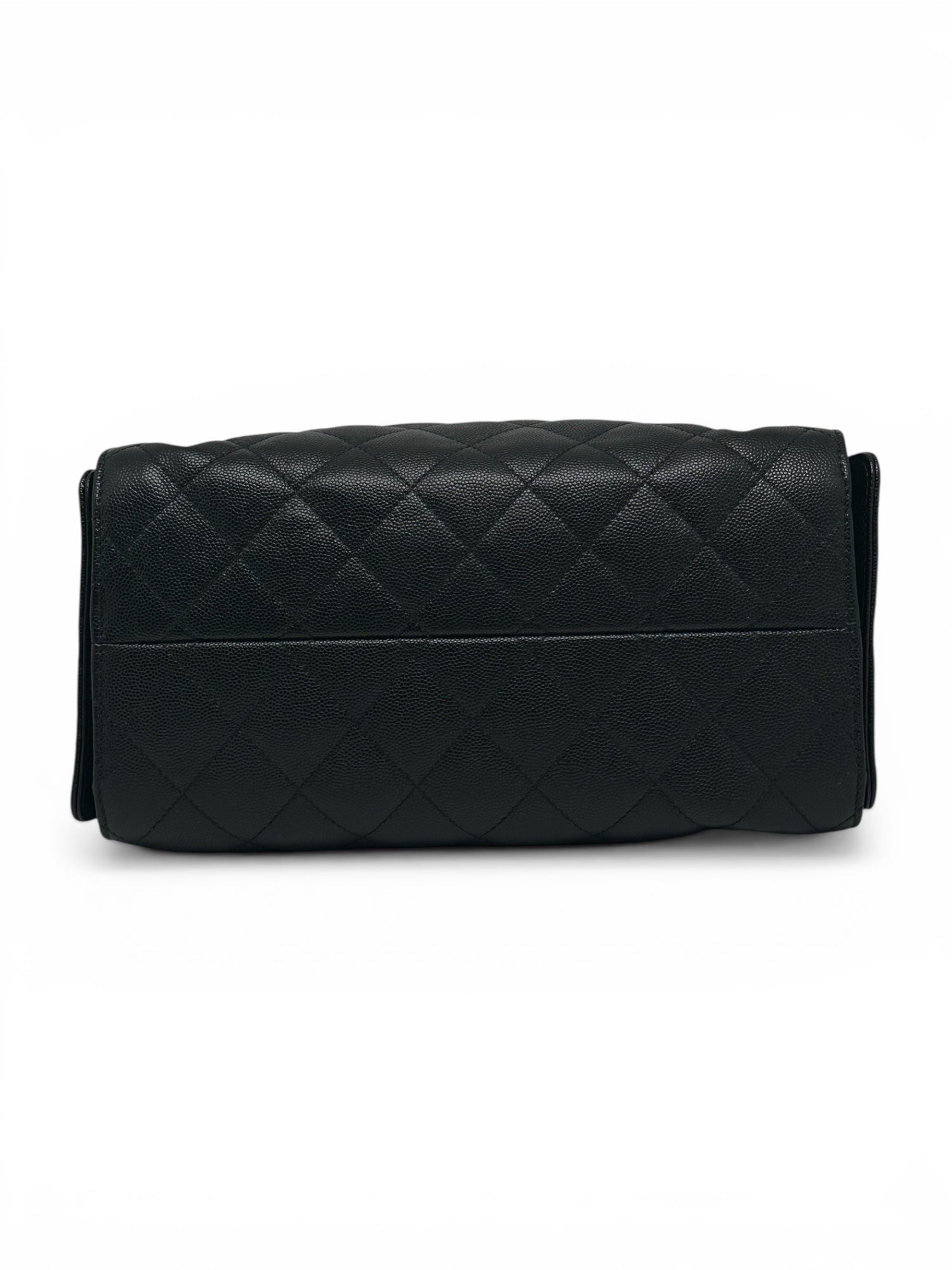 Sac Chanel 25 Cuir Grainé Noir | Les Folies d’Eugénie