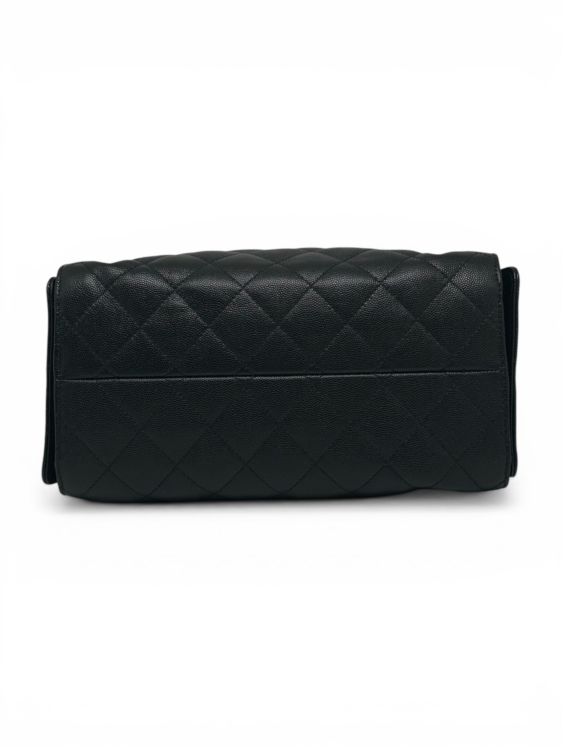 Sac Chanel 25 Cuir Grainé Noir | Les Folies d’Eugénie