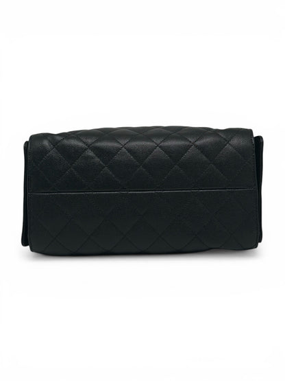 Sac Chanel 25 Cuir Grainé Noir | Les Folies d’Eugénie