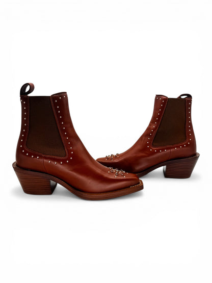 Chloé - Bottine Santiag à clous T36,5