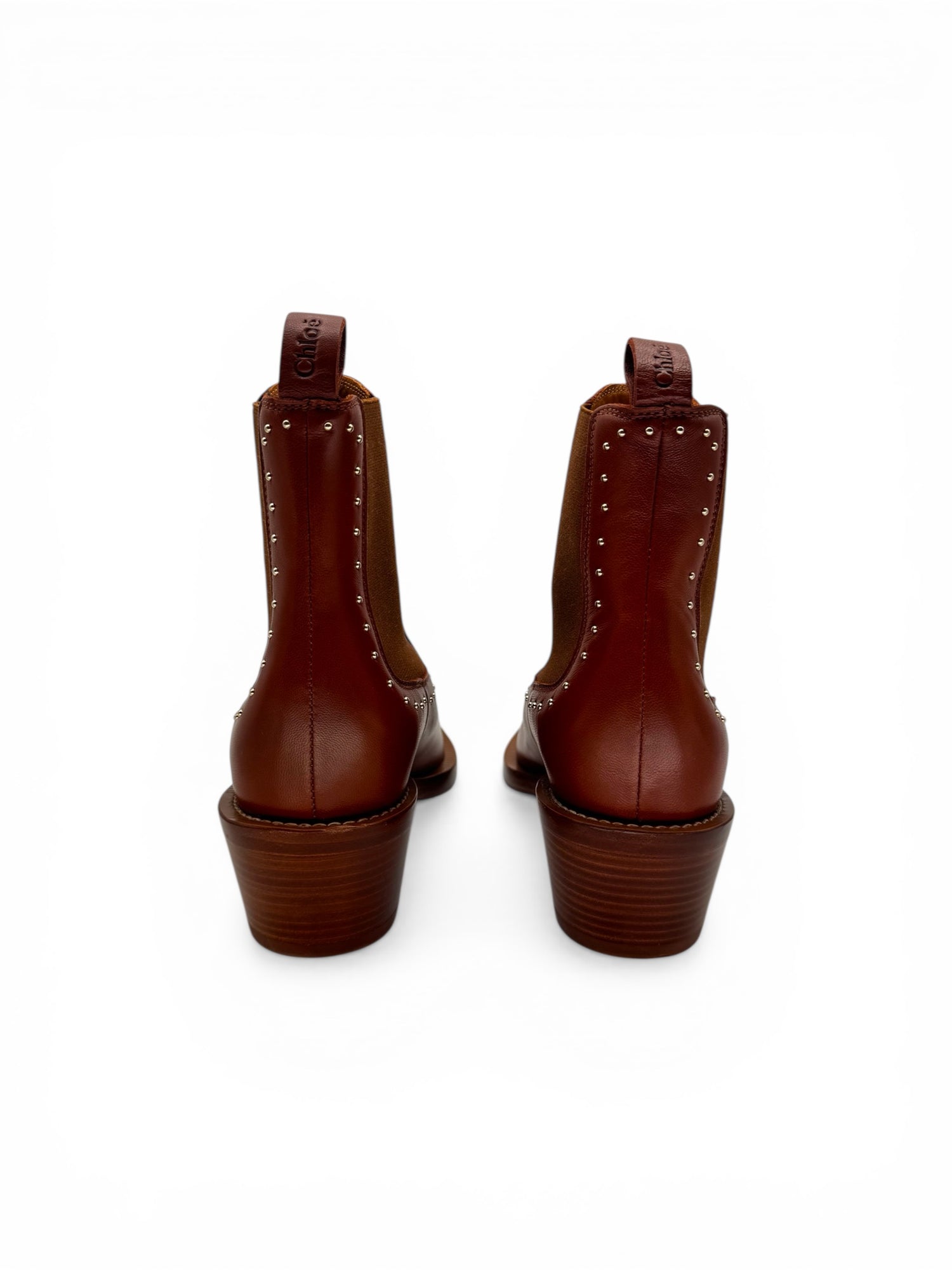 Chloé - Bottine Santiag à clous T36,5