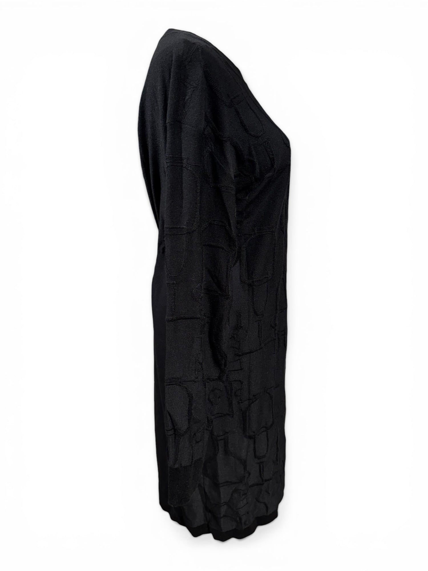 Hermès - Robe étrier en cachemire T44