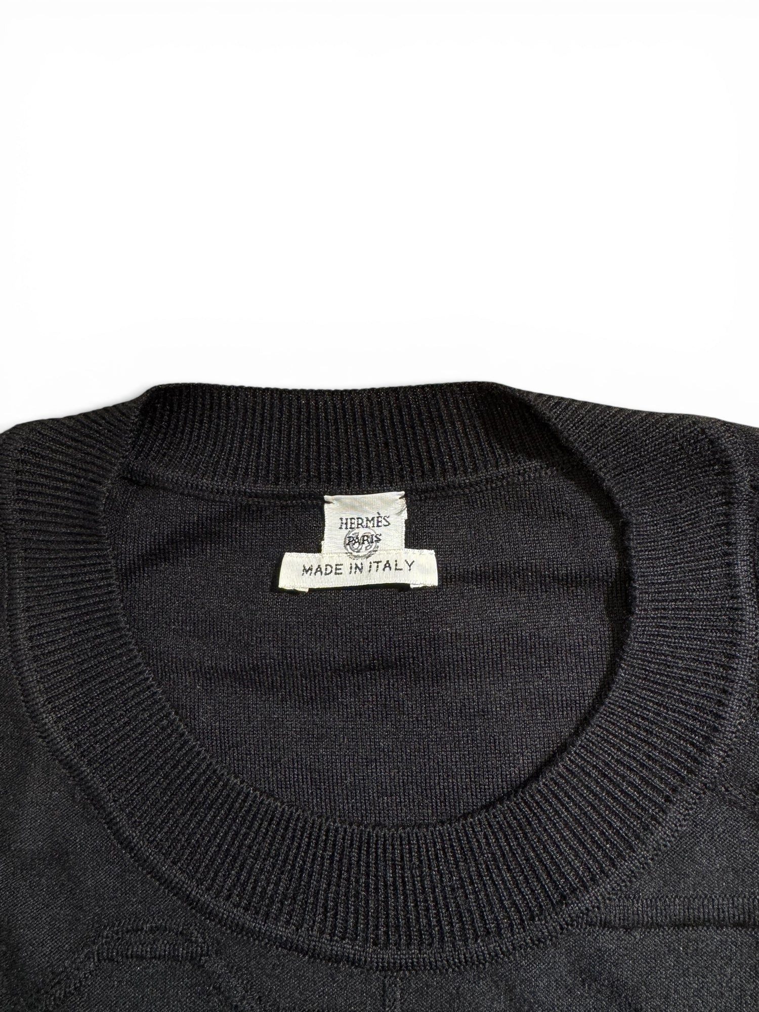 Hermès - Robe étrier en cachemire T44