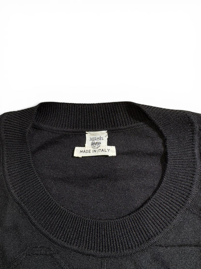 Hermès - Robe étrier en cachemire T44