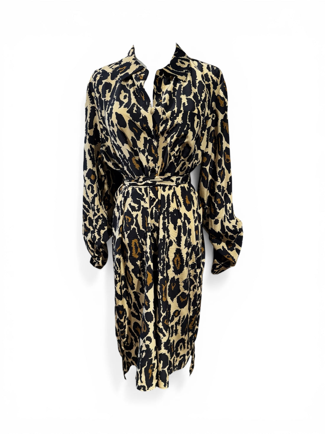 DVF Diane Van Furstenberg Robe Longue Léopard TL | Les Folies d’Eugénie