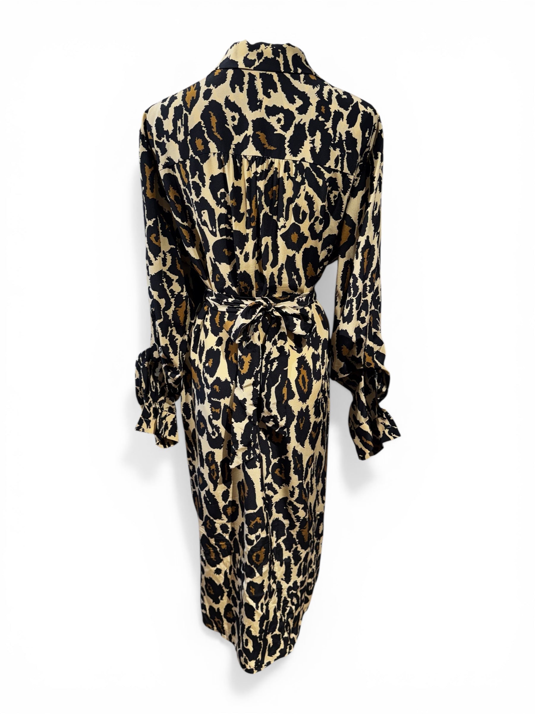 DVF Diane Van Furstenberg Robe Longue Léopard TL | Les Folies d’Eugénie