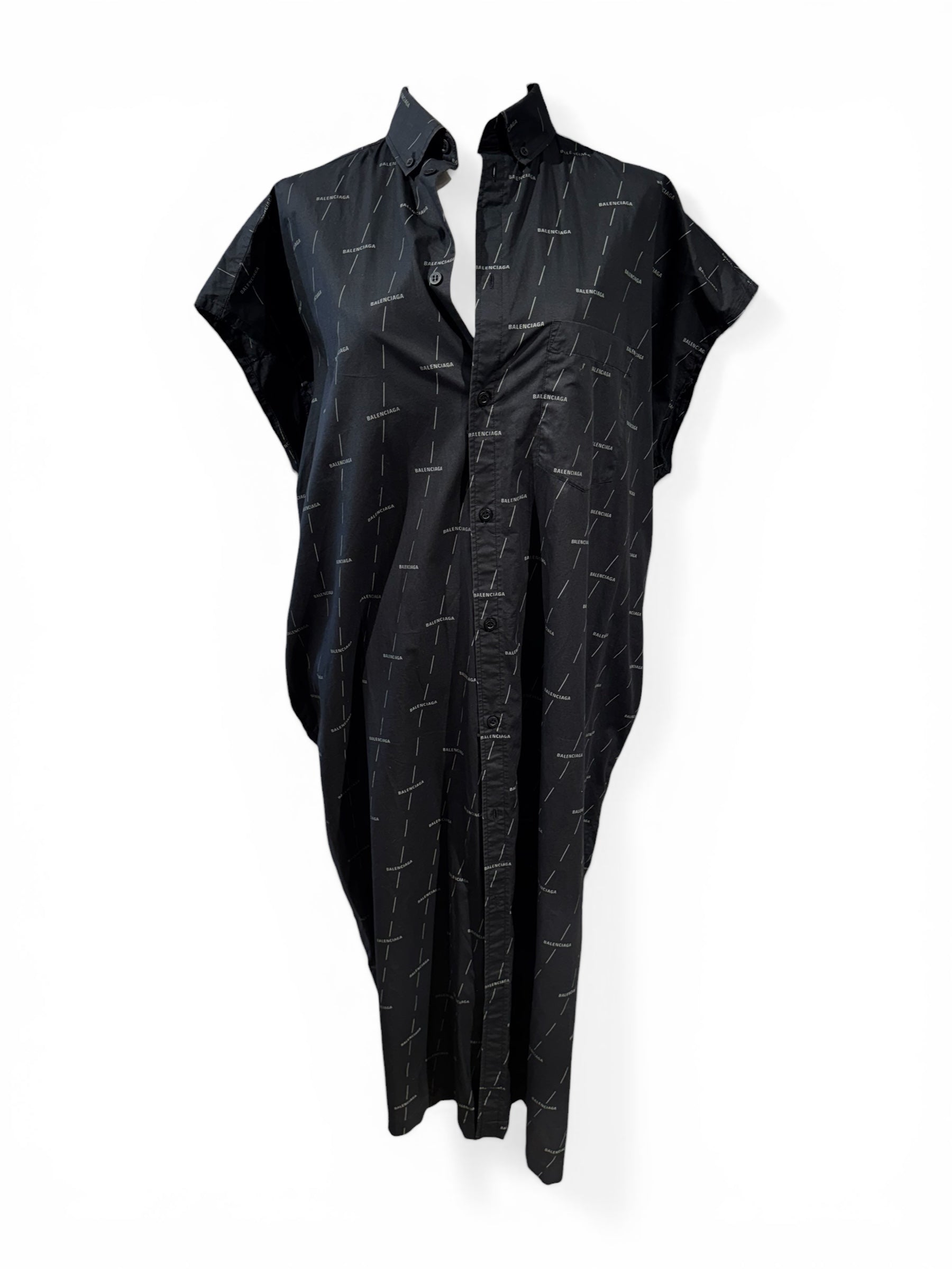 Balenciaga Robe Longue Sans Manche T40 | Les Folies d’Eugénie