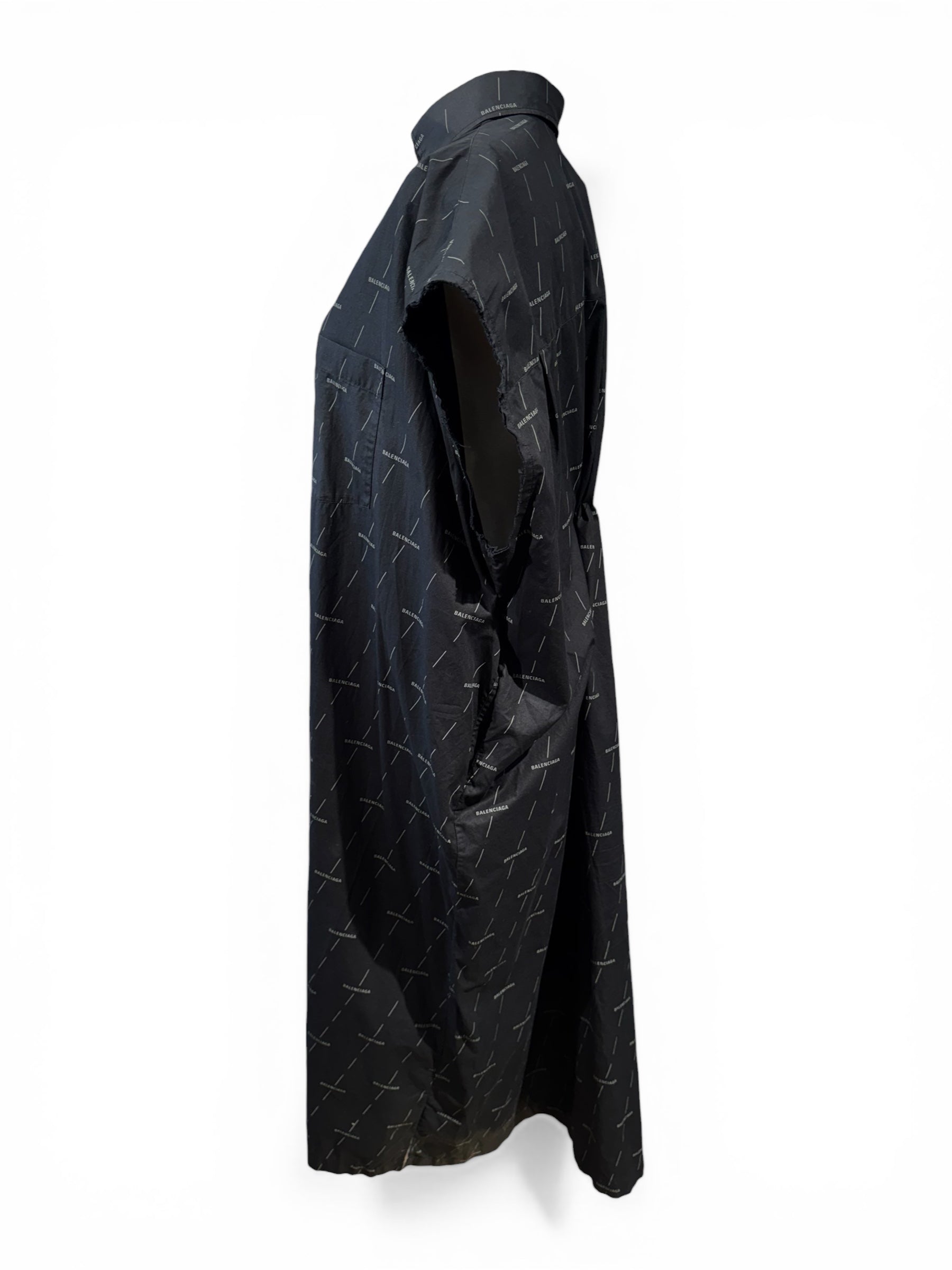 Balenciaga Robe Longue Sans Manche T40 | Les Folies d’Eugénie