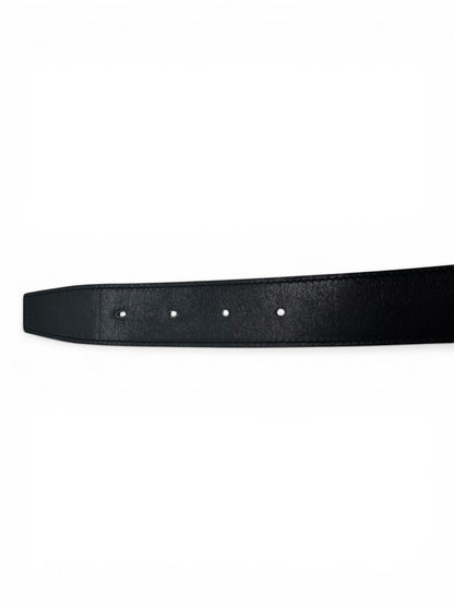 Hermès Ceinture H Réversible Noir/Gold T85 | Les Folies d’Eugénie