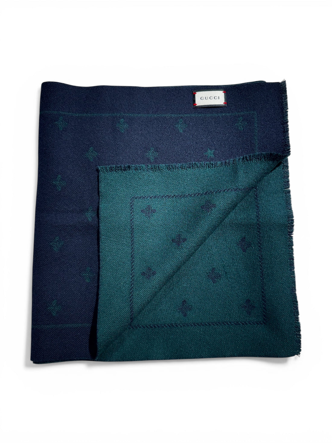 Gucci - Écharpe à motifs cachemire et laine