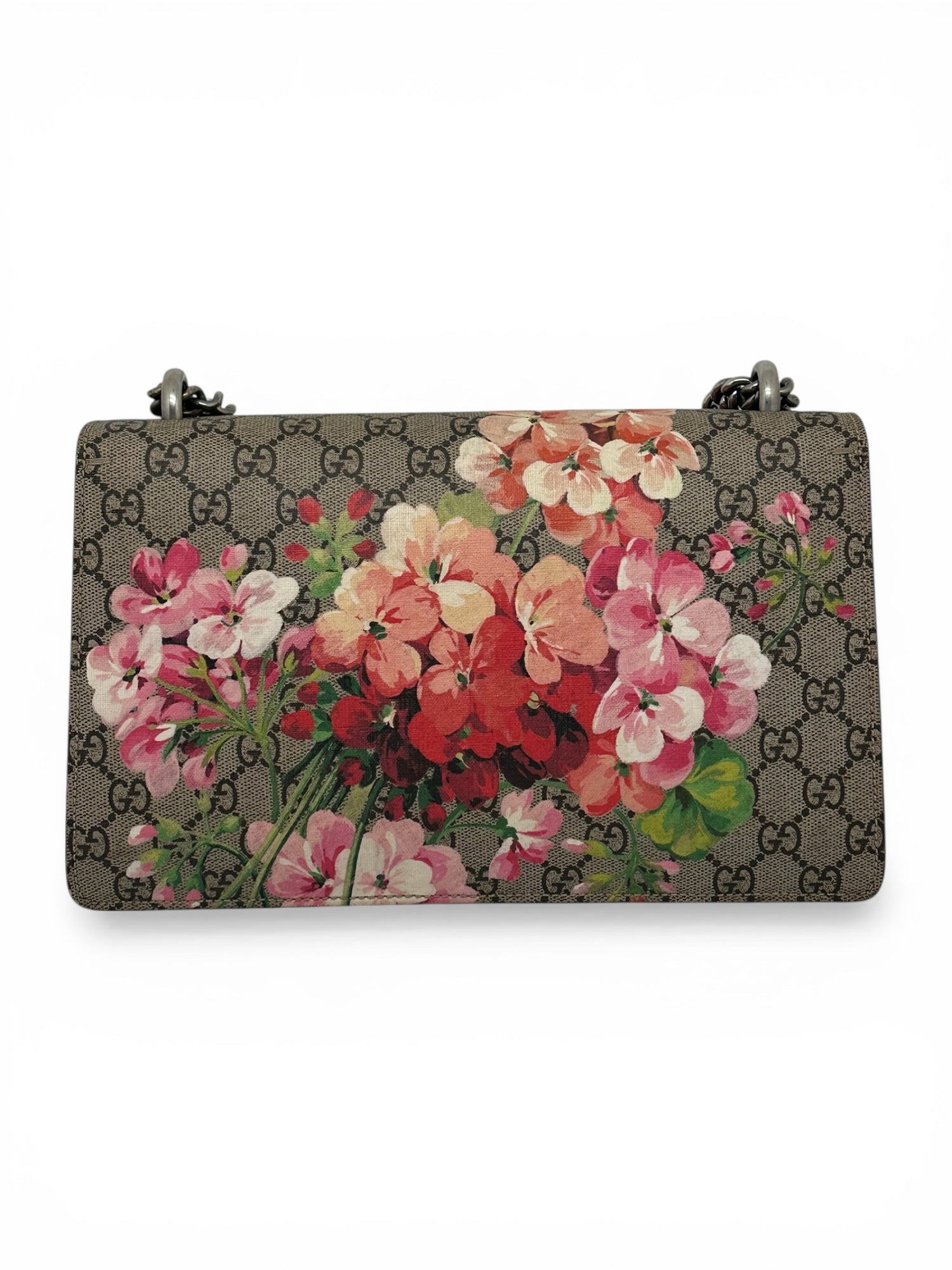 Gucci - Sac à main en cuir Dionysus Blooms moyen format