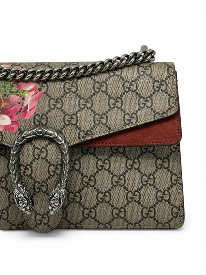 Gucci - Sac à main en cuir Dionysus Blooms moyen format