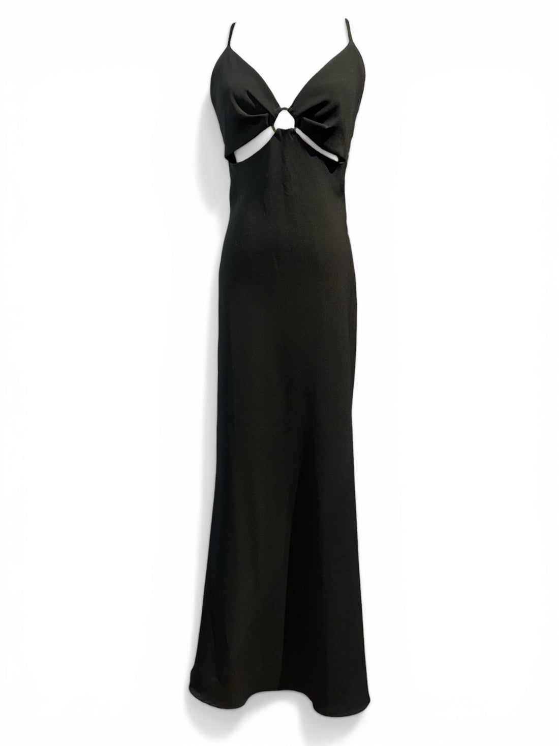 Claudie Pierlot Robe Noir Longue T38 | Les Folies d’Eugénie