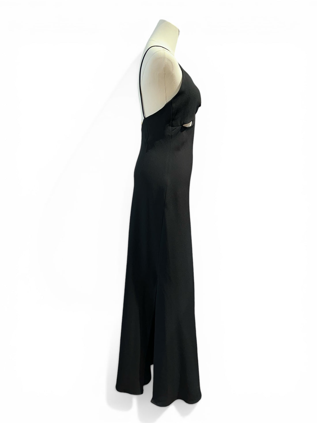 Claudie Pierlot Robe Noir Longue T38 | Les Folies d’Eugénie