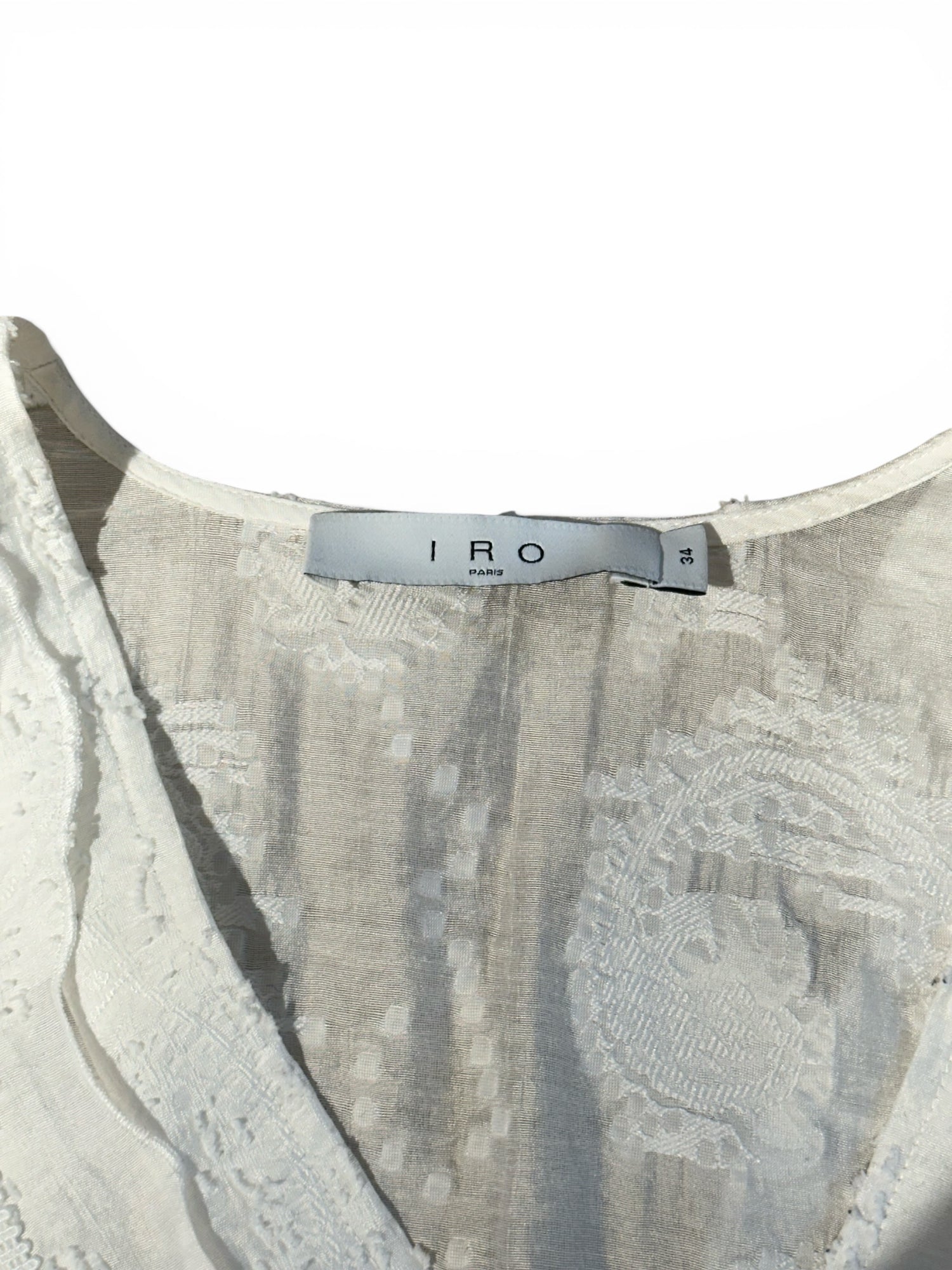 Iro Blouse Blanche T34 | Les Folies d’Eugénie