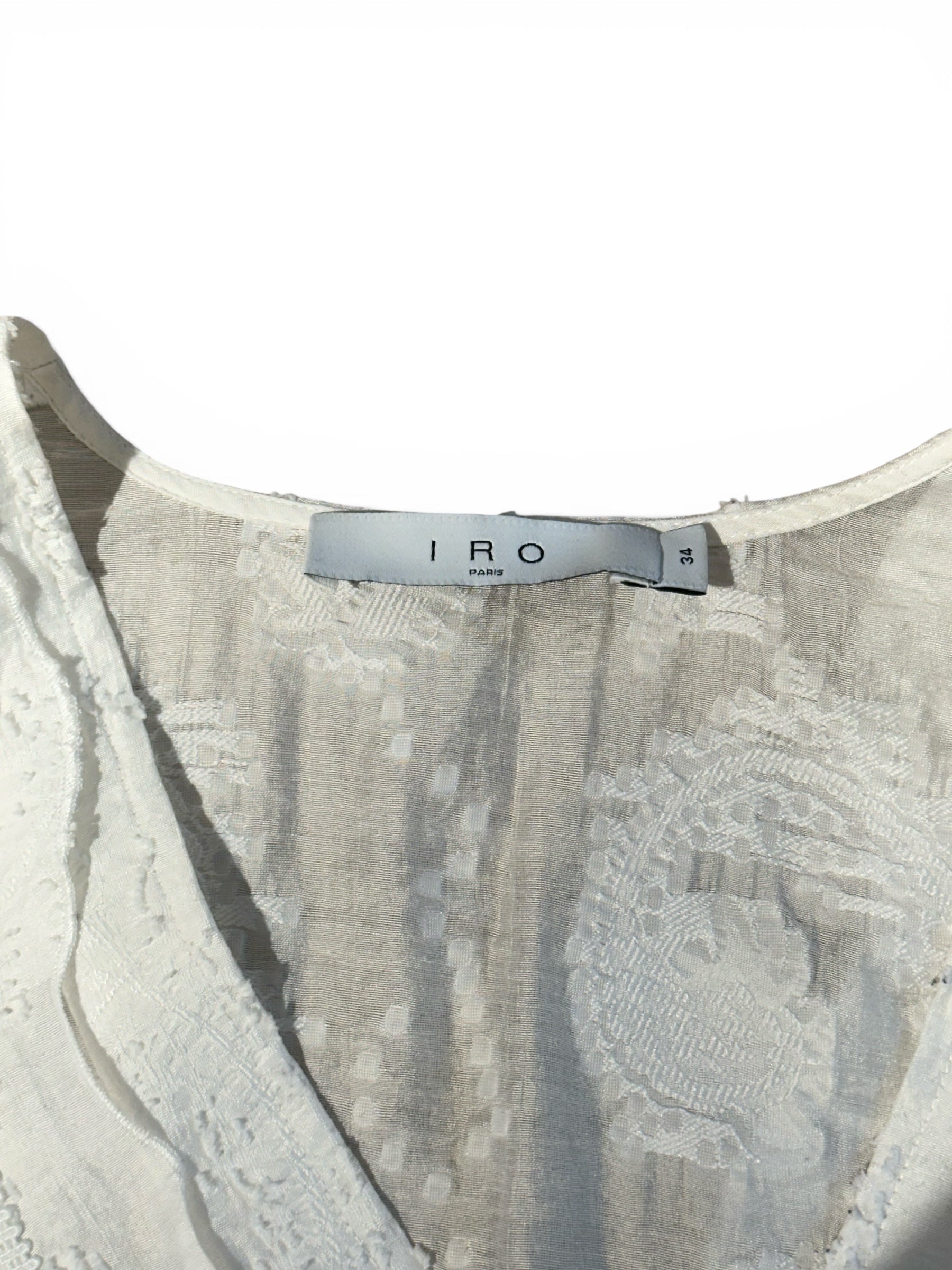 Iro Blouse Blanche T34 | Les Folies d’Eugénie