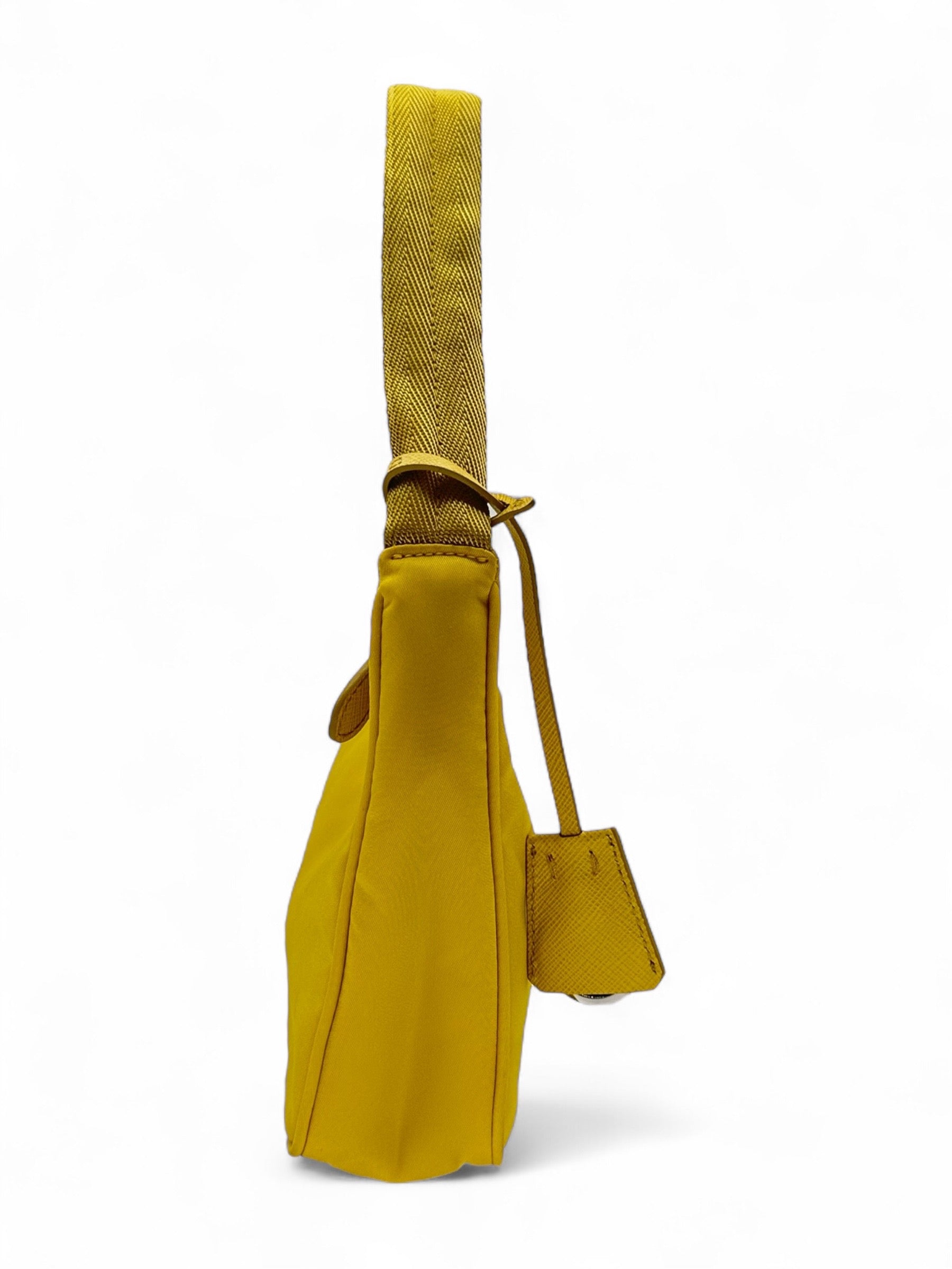 Prada - Yellow Re-Edition nylon bag