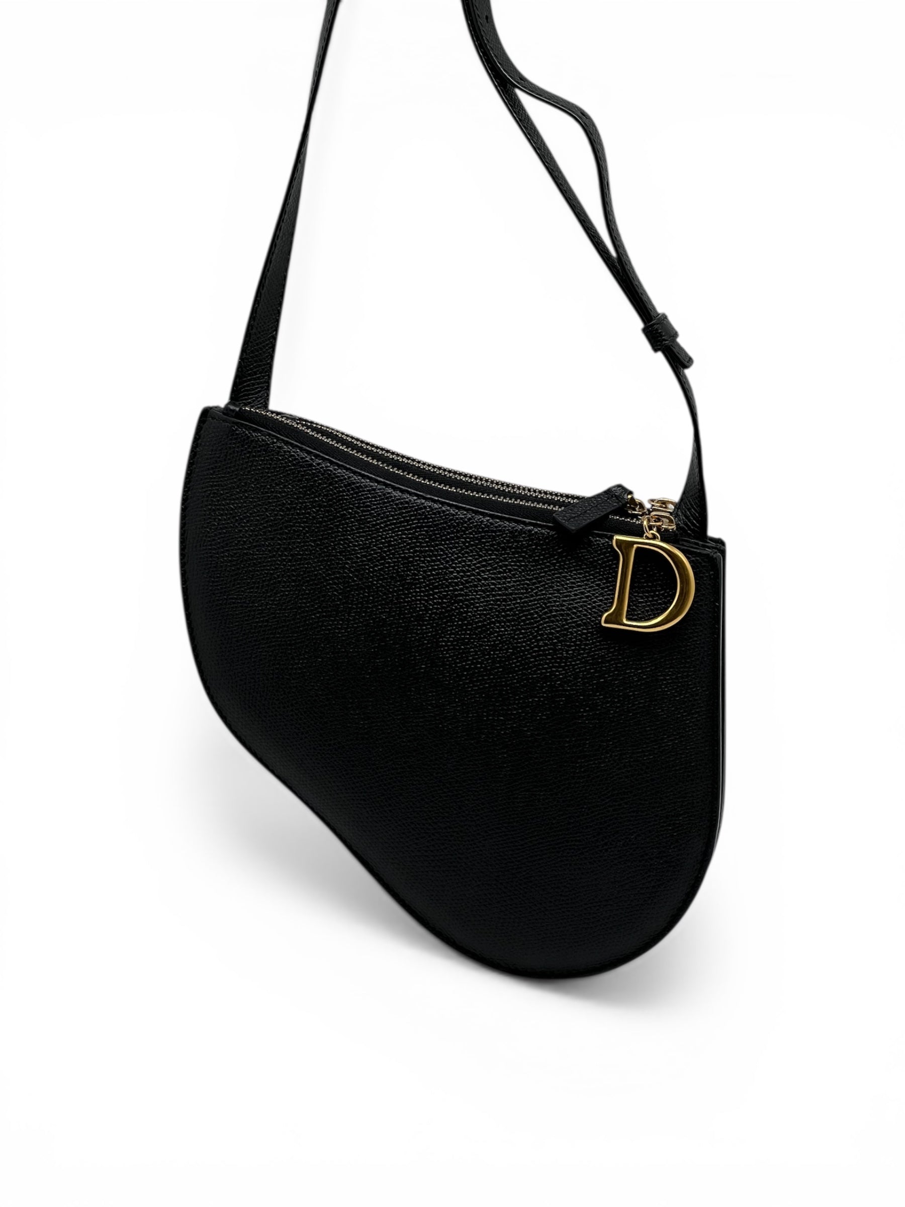 Sac Christian Dior Bandoulière Saddle Trio En Cuir | Les Folies d’Eugénie