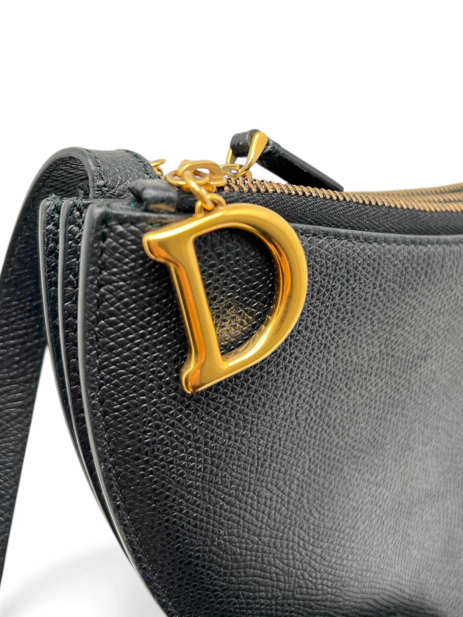 Sac Christian Dior Bandoulière Saddle Trio En Cuir | Les Folies d’Eugénie