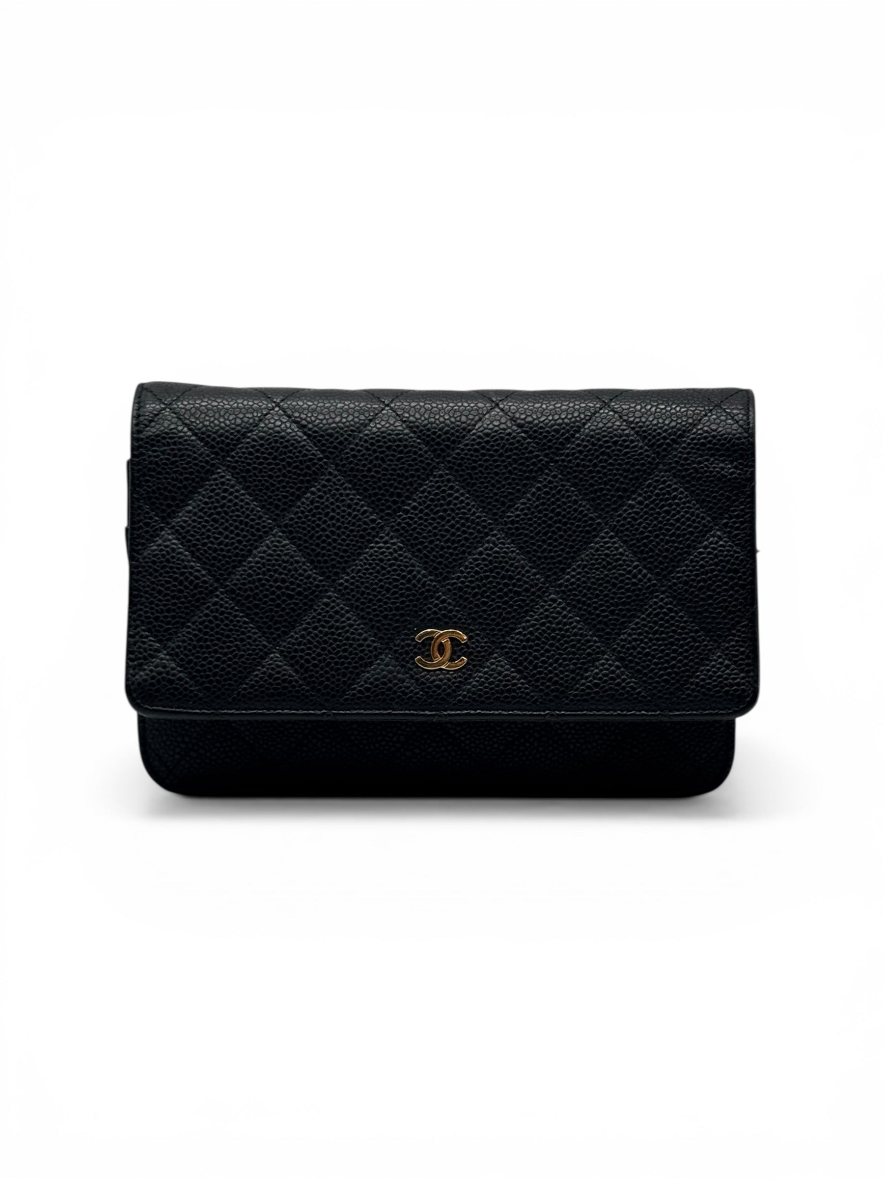 Chanel Sac Wallet On Chain Caviar | Les Folies d’Eugénie
