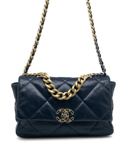 Sac Chanel 19 Bleu Marine | Les Folies d’Eugénie
