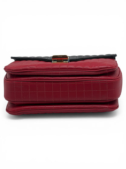 Céline - Sac C bicolore rouge et noir