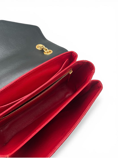 Céline - Sac C bicolore rouge et noir