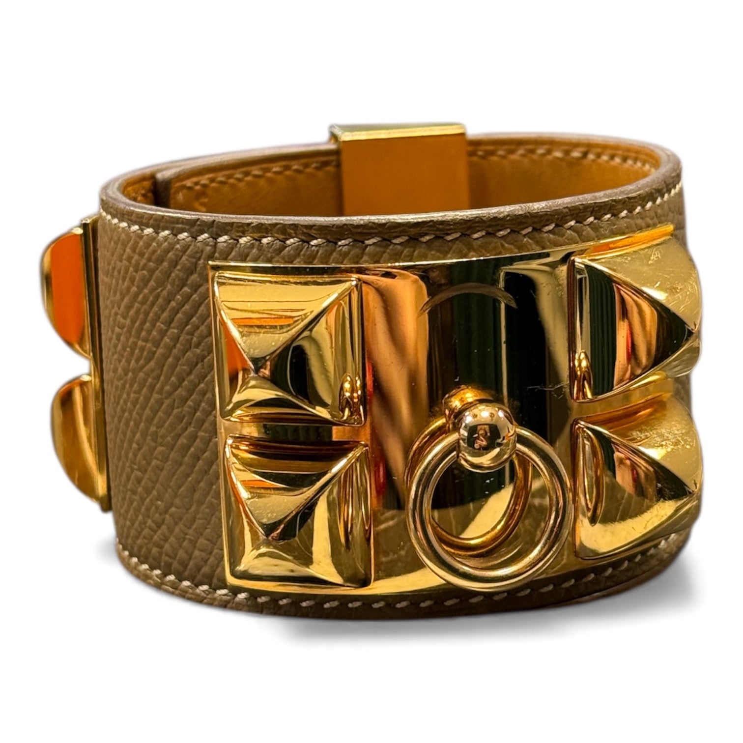 Hermès - Bracelet collier de chien étoupe