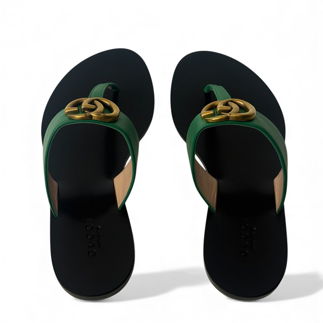 Gucci - Sandales Marmont vertes T.34.5