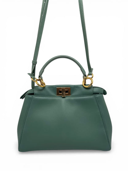 Fendi Sac Peekaboo Mini Vert Jade | Les Folies d’Eugénie