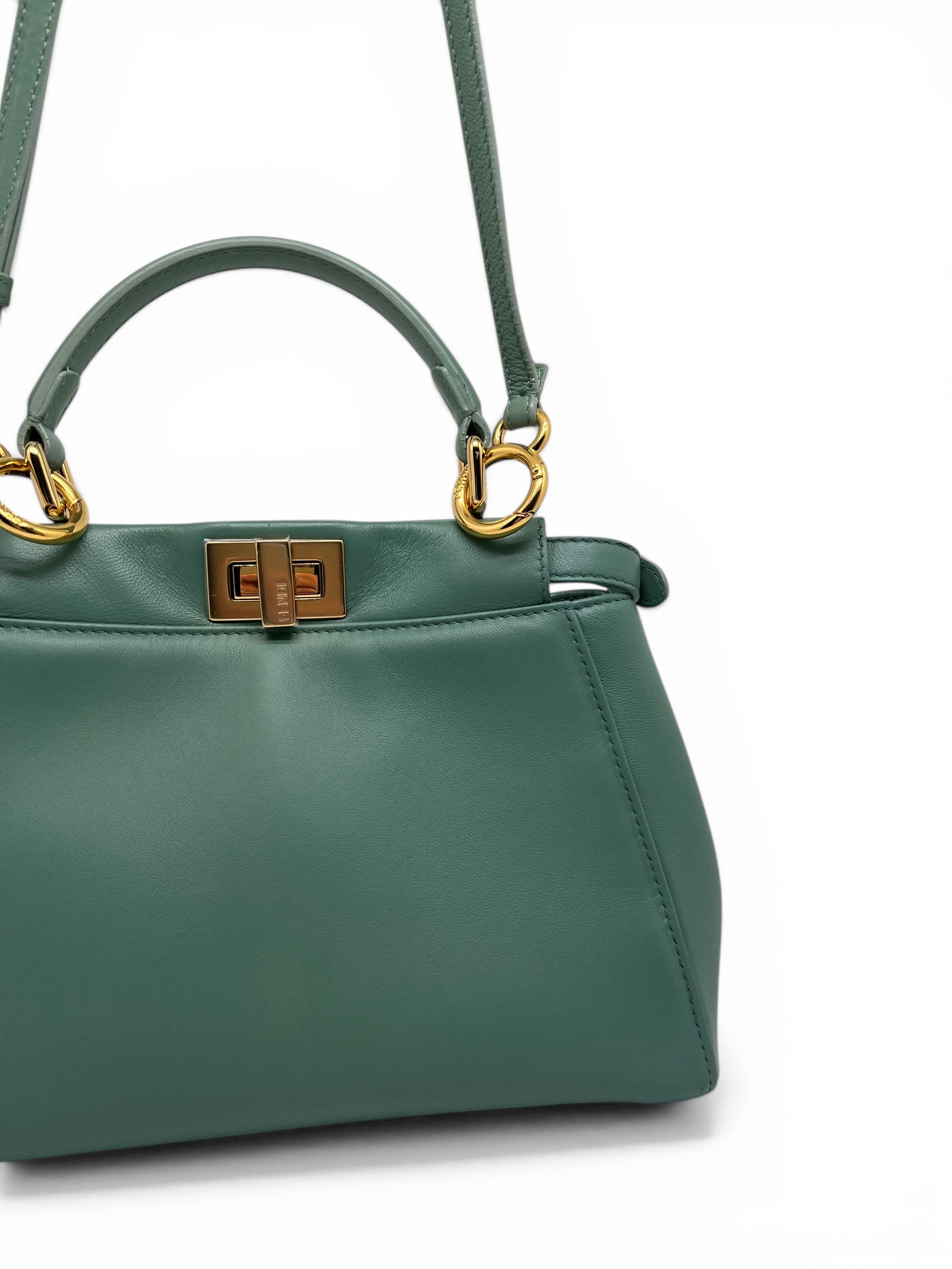Fendi Sac Peekaboo Mini Vert Jade | Les Folies d’Eugénie