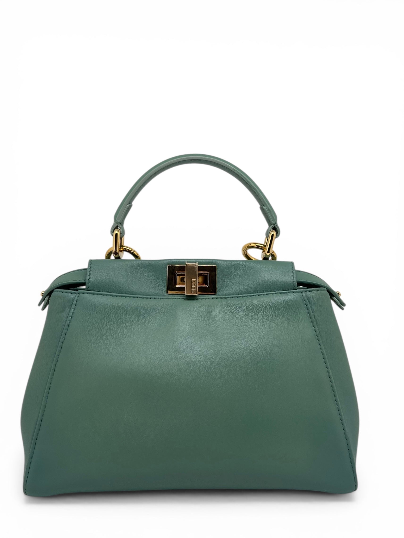 Fendi Sac Peekaboo Mini Vert Jade | Les Folies d’Eugénie