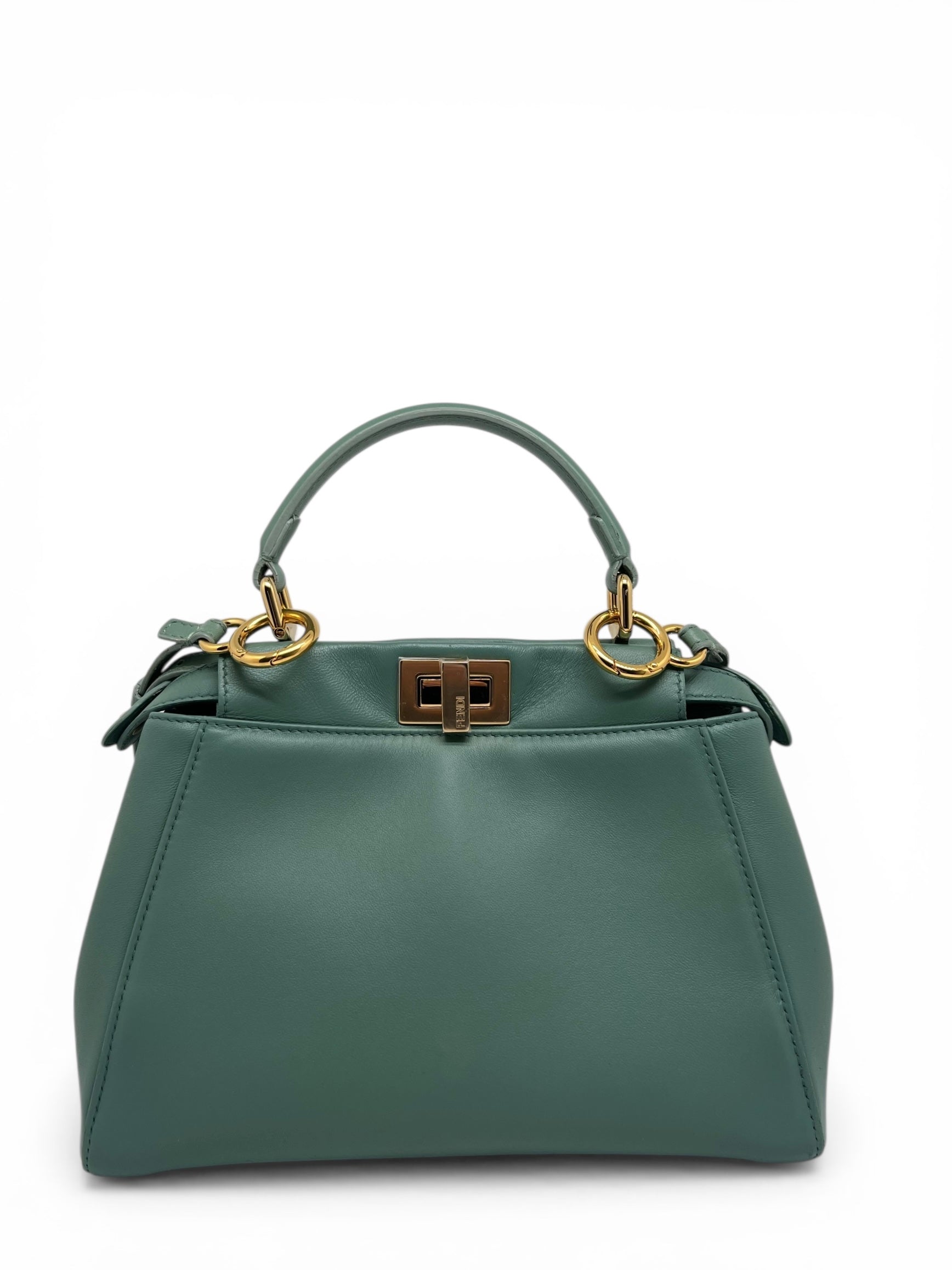Fendi Sac Peekaboo Mini Vert Jade | Les Folies d’Eugénie