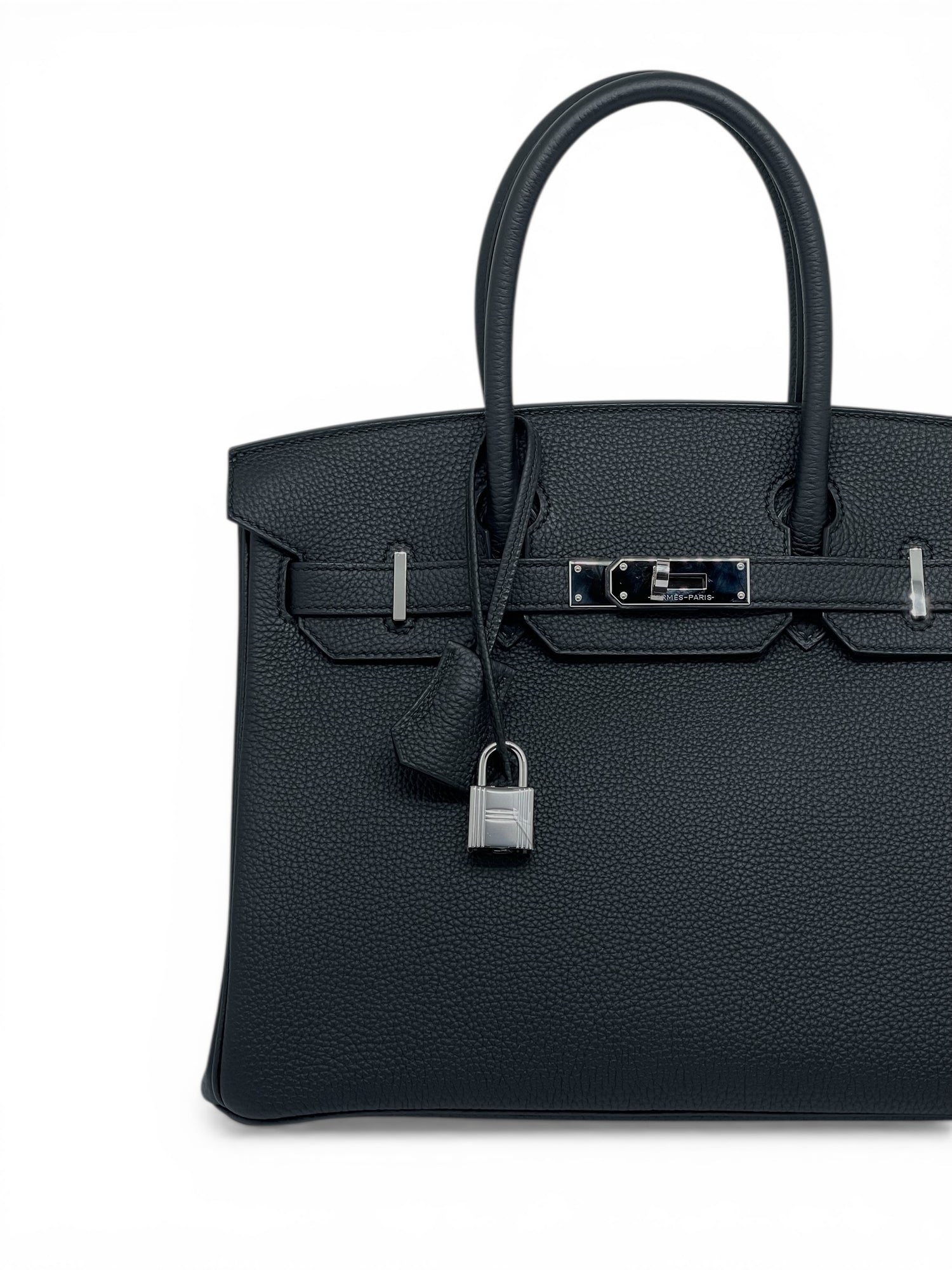 Hermès Sac Birkin 30 Veau Togo Noir | Les Folies d’Eugénie