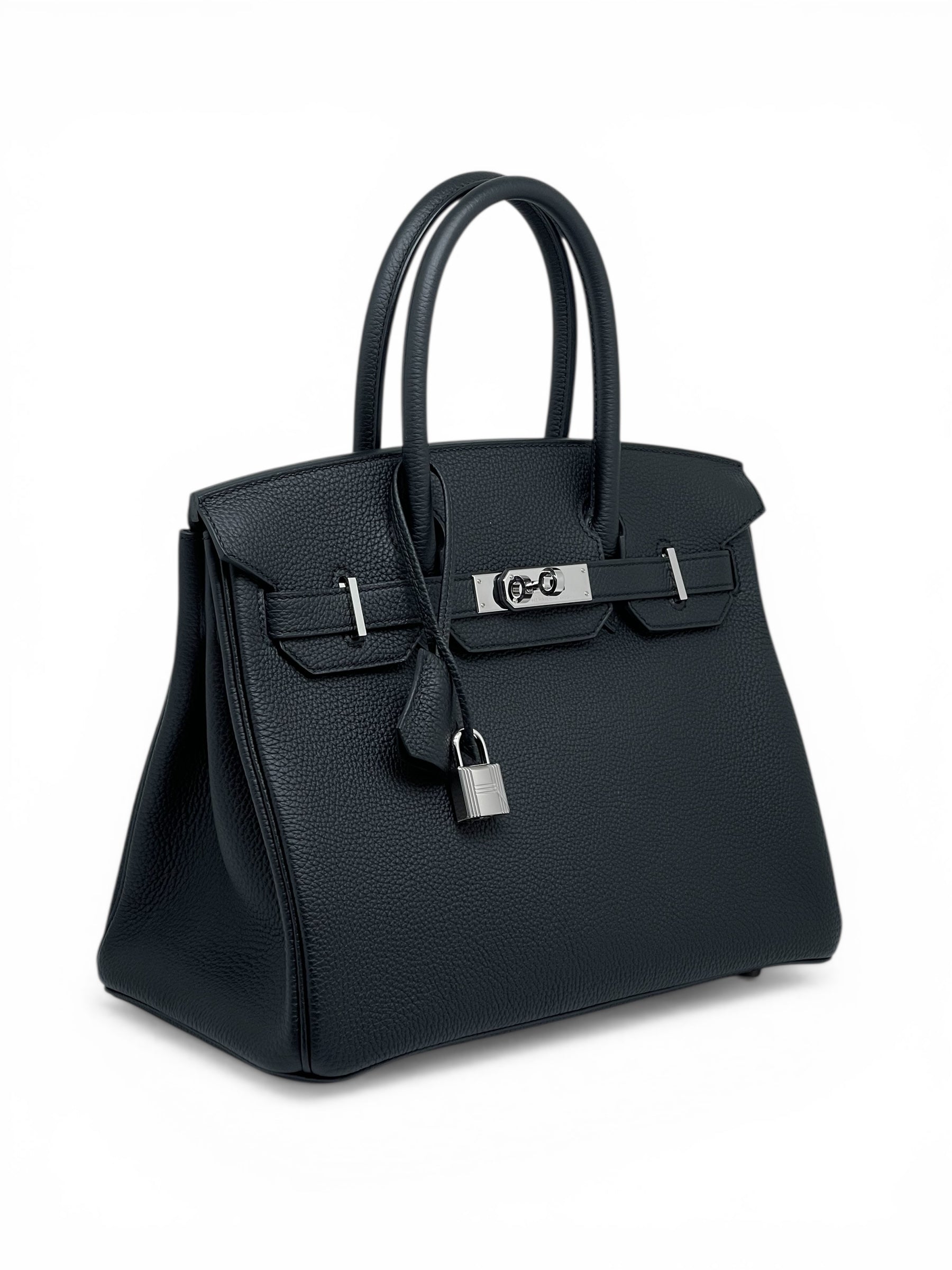 Hermès Sac Birkin 30 Veau Togo Noir | Les Folies d’Eugénie