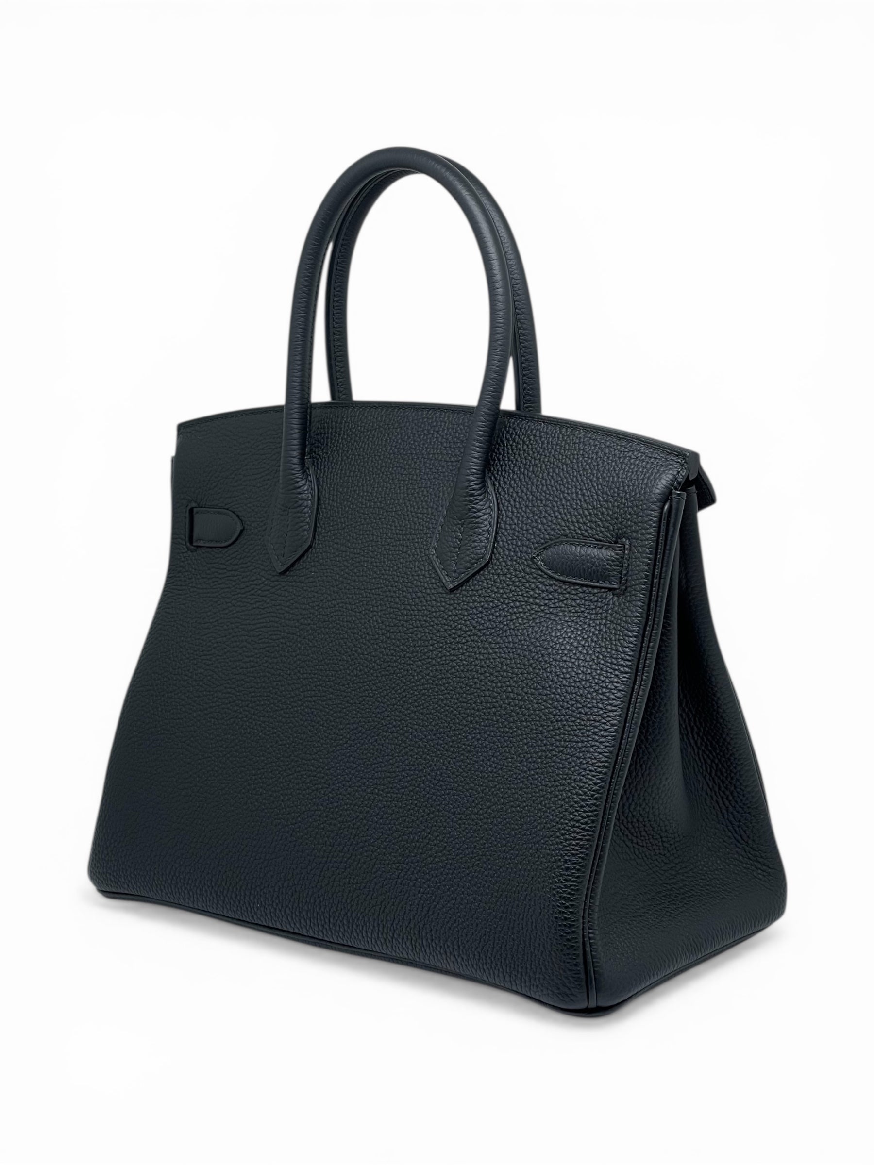 Hermès Sac Birkin 30 Veau Togo Noir | Les Folies d’Eugénie