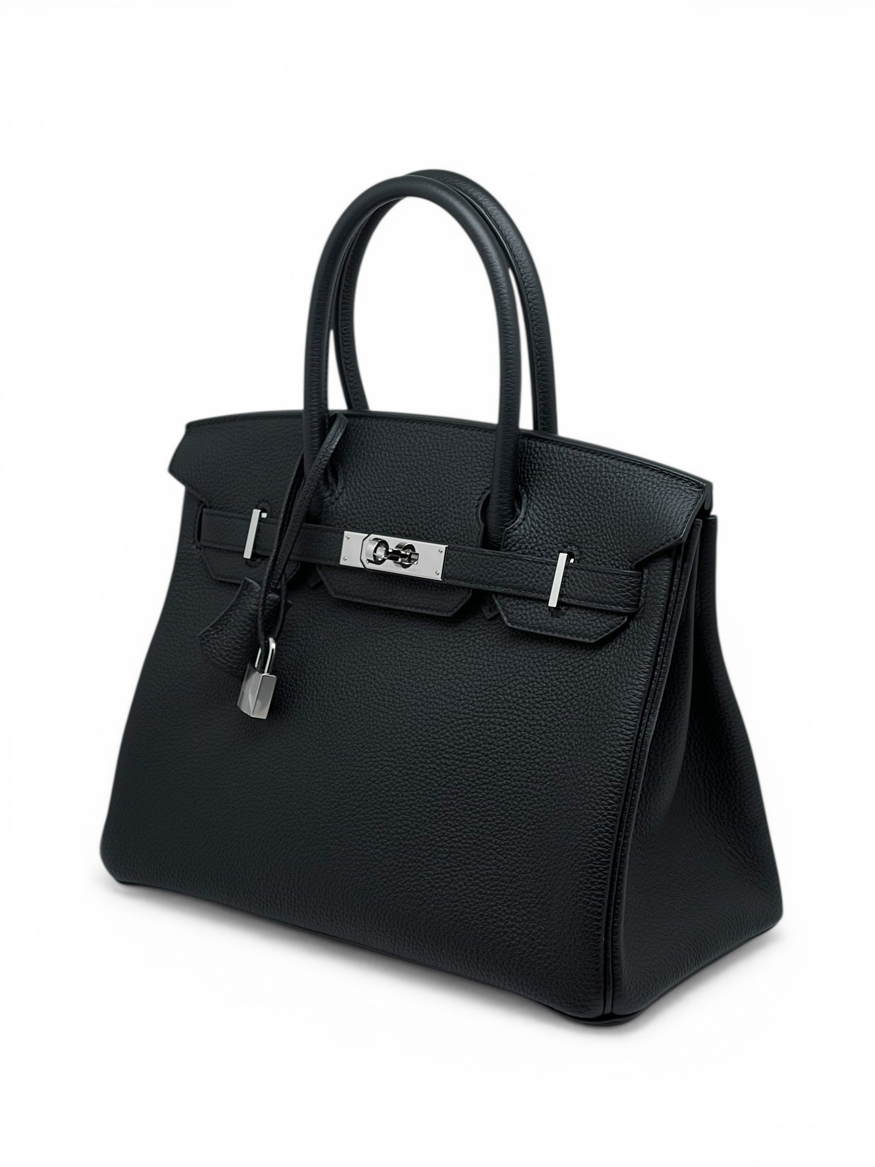 Hermès Sac Birkin 30 Veau Togo Noir | Les Folies d’Eugénie
