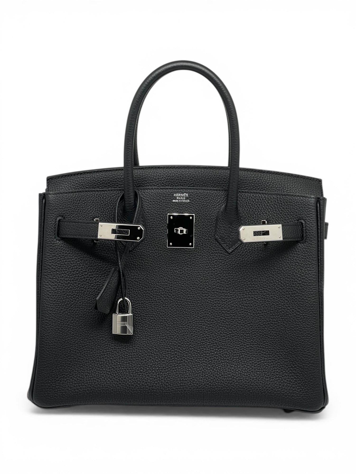 Hermès Sac Birkin 30 Veau Togo Noir | Les Folies d’Eugénie
