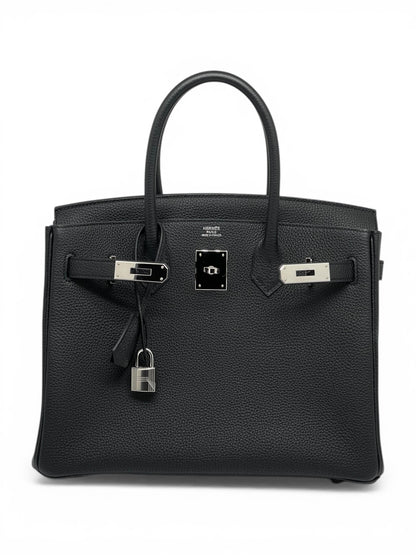 Hermès Sac Birkin 30 Veau Togo Noir | Les Folies d’Eugénie