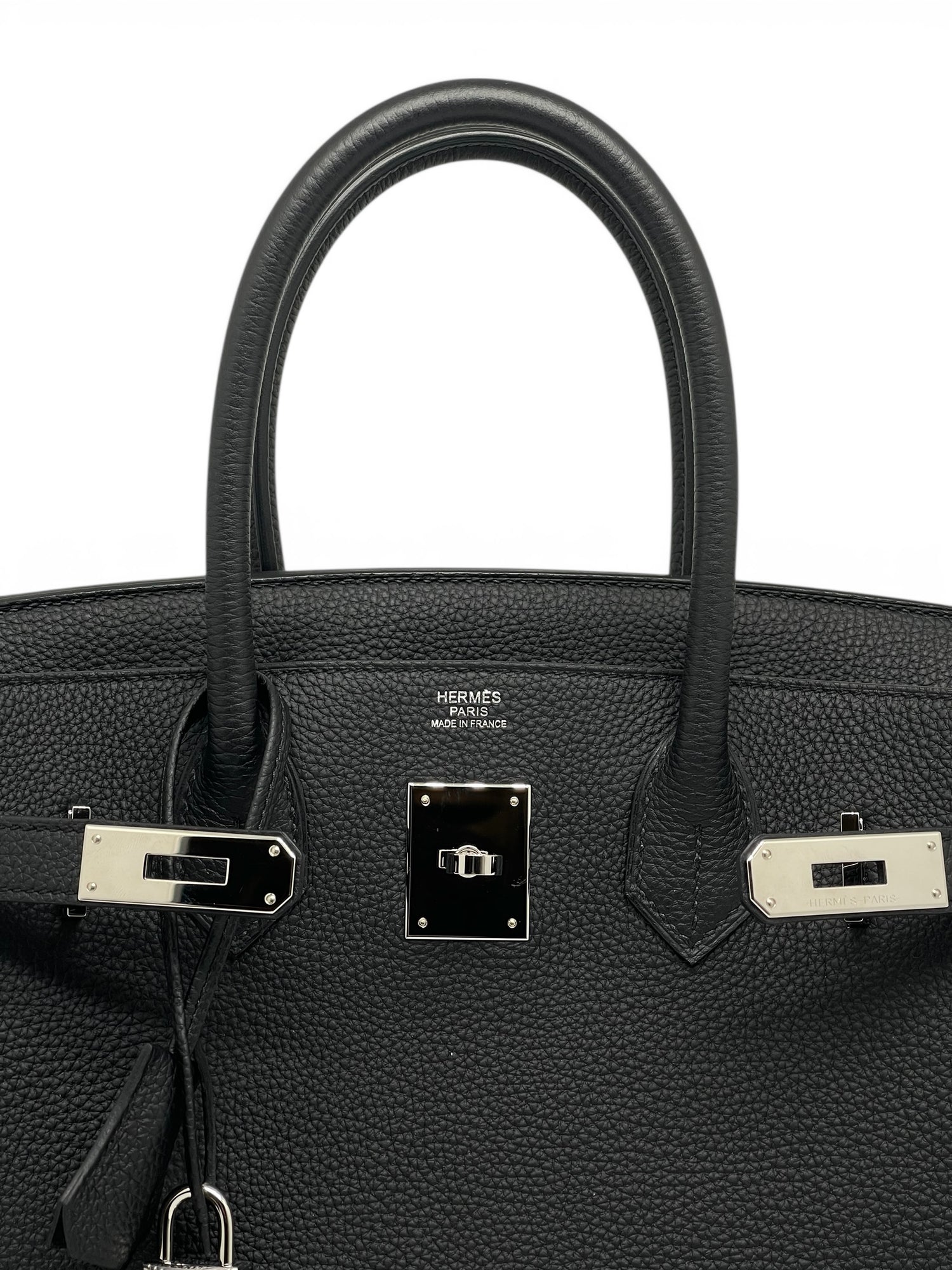 Hermès Sac Birkin 30 Veau Togo Noir | Les Folies d’Eugénie