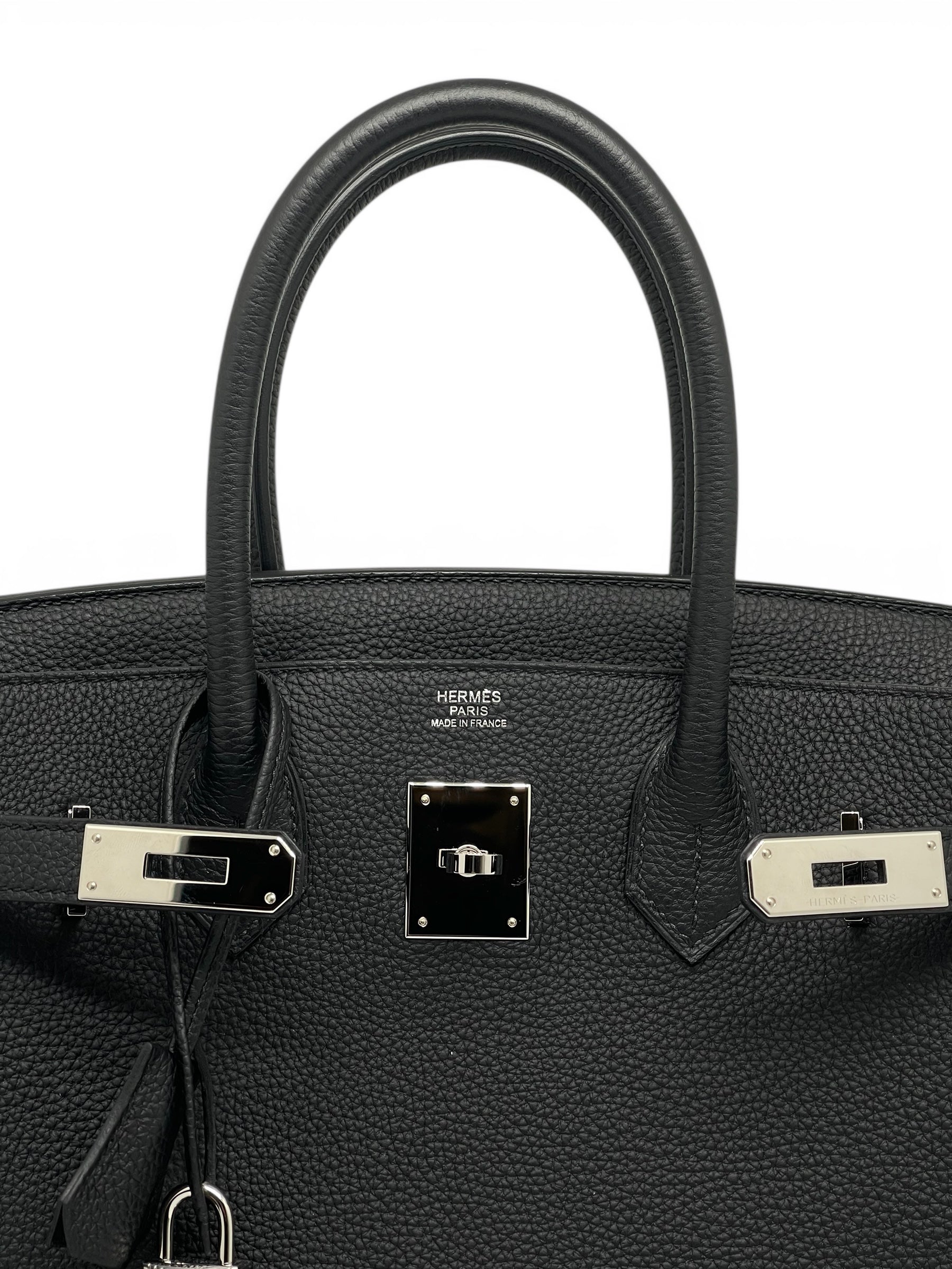 Hermès Sac Birkin 30 Veau Togo Noir | Les Folies d’Eugénie