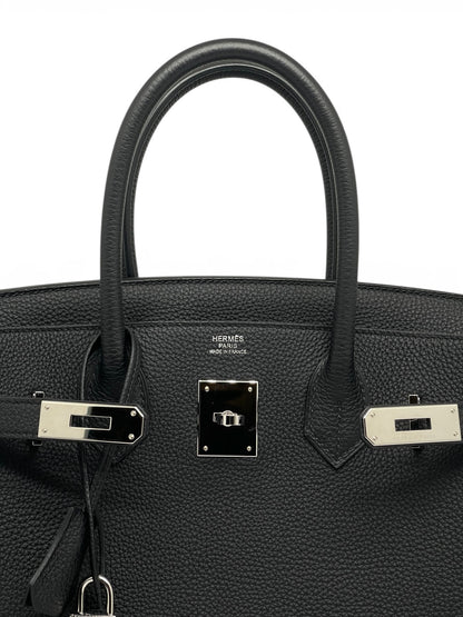 Hermès Sac Birkin 30 Veau Togo Noir | Les Folies d’Eugénie
