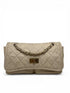 Sac Chanel 2.55 Cuir Beige Matelassé Fermoir Doré | Les Folies d’Eugénie