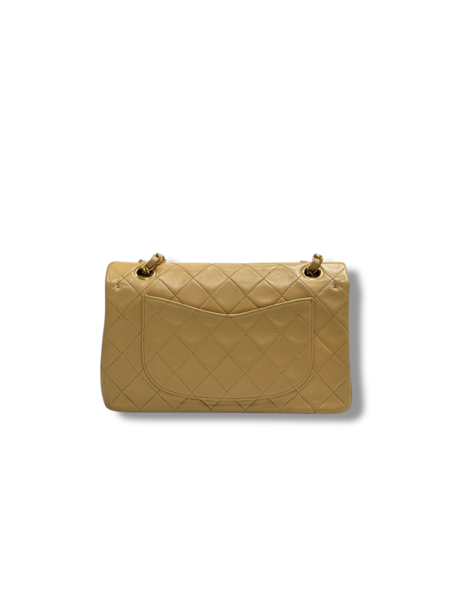 Chanel - sac classique Timeless small cuir Camel