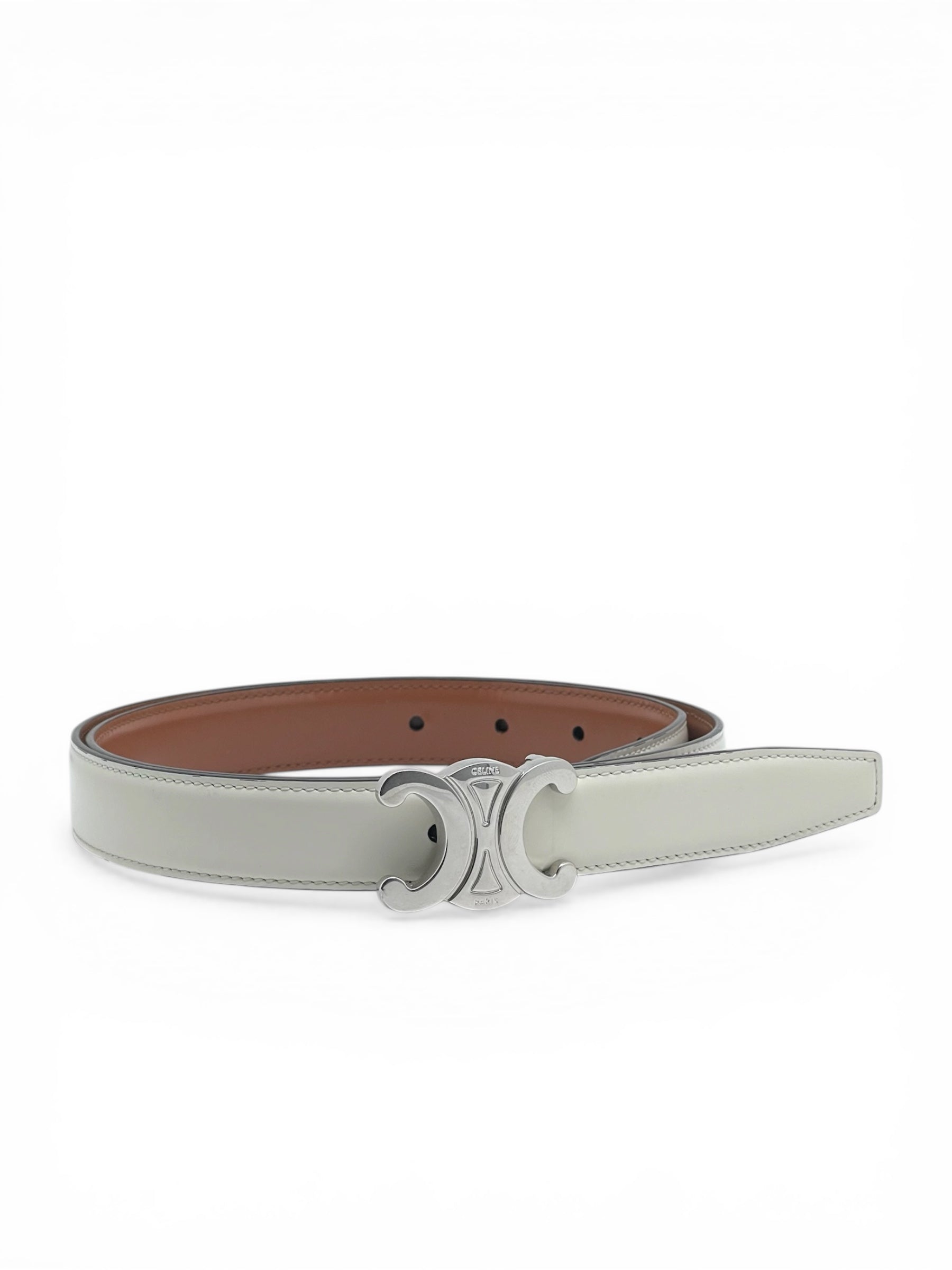 Céline Ceinture Triomphe Réversible Avec Boucle T80 | Les Folies d’Eugénie