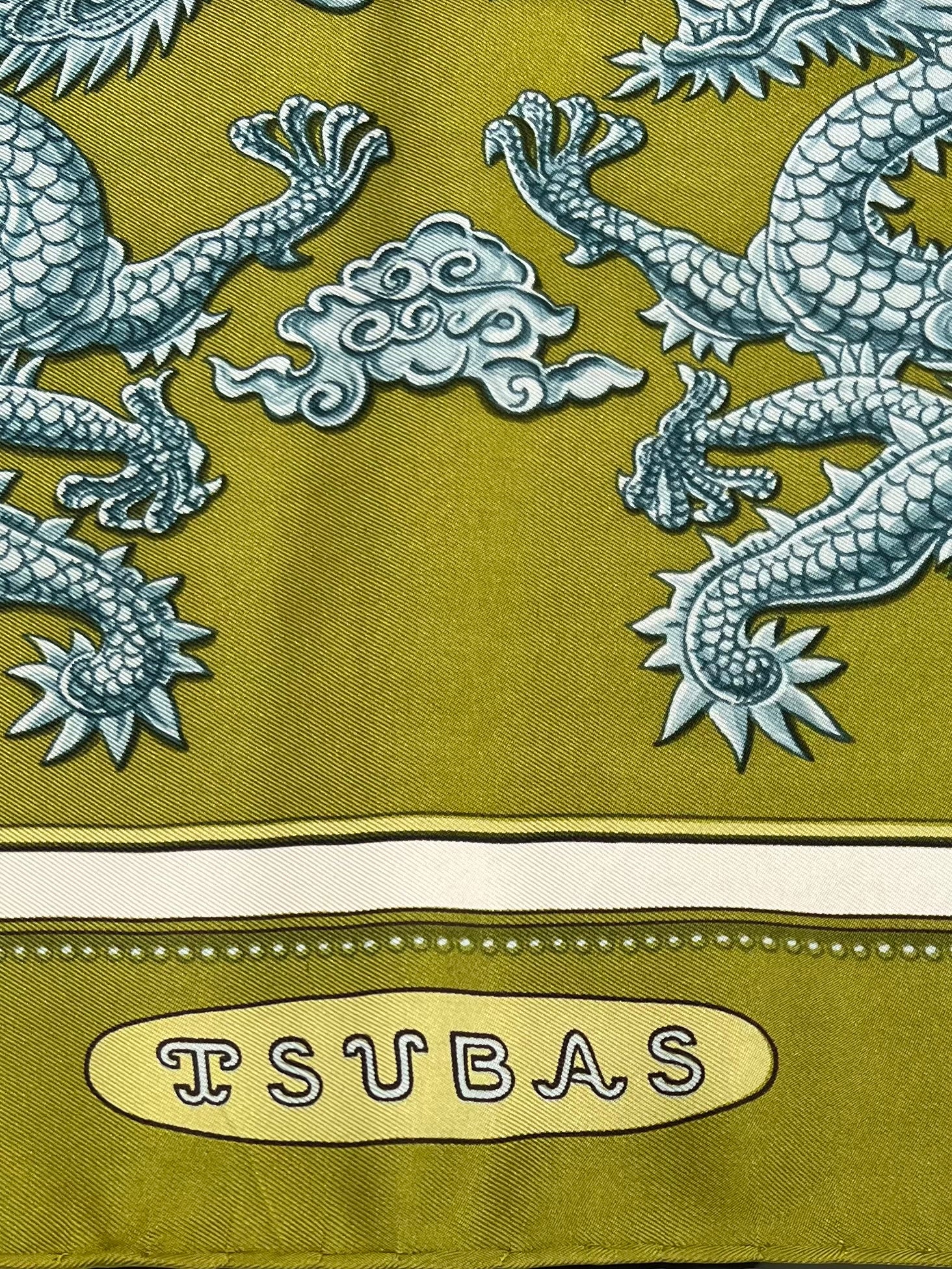 Hermès Carré de soie 90 Tsubas | Les Folies d’Eugénie