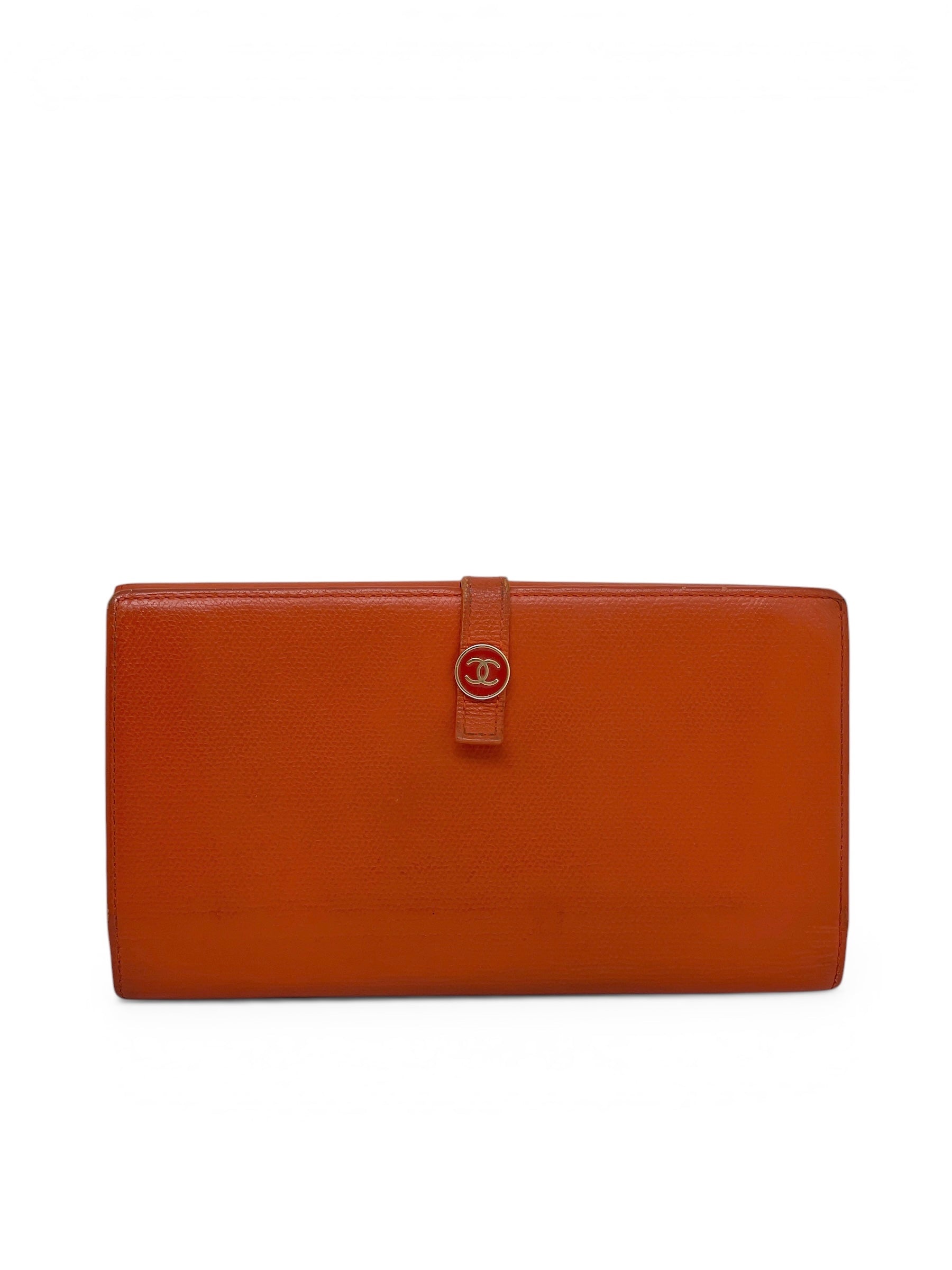 Chanel Portefeuille Orange | Les Folies d’Eugénie