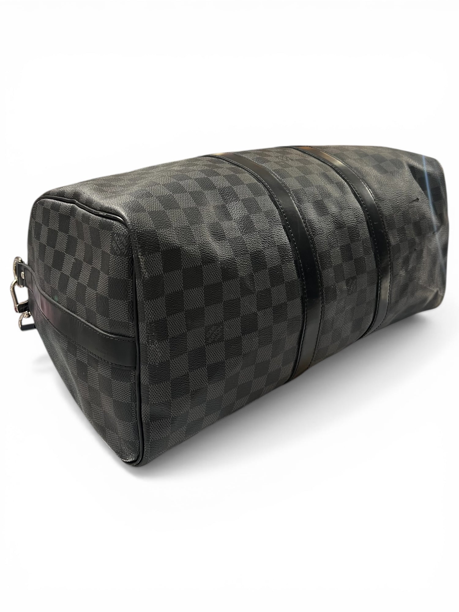 Louis Vuitton - Sac Keepall 45 damier graphite avec bandoulière